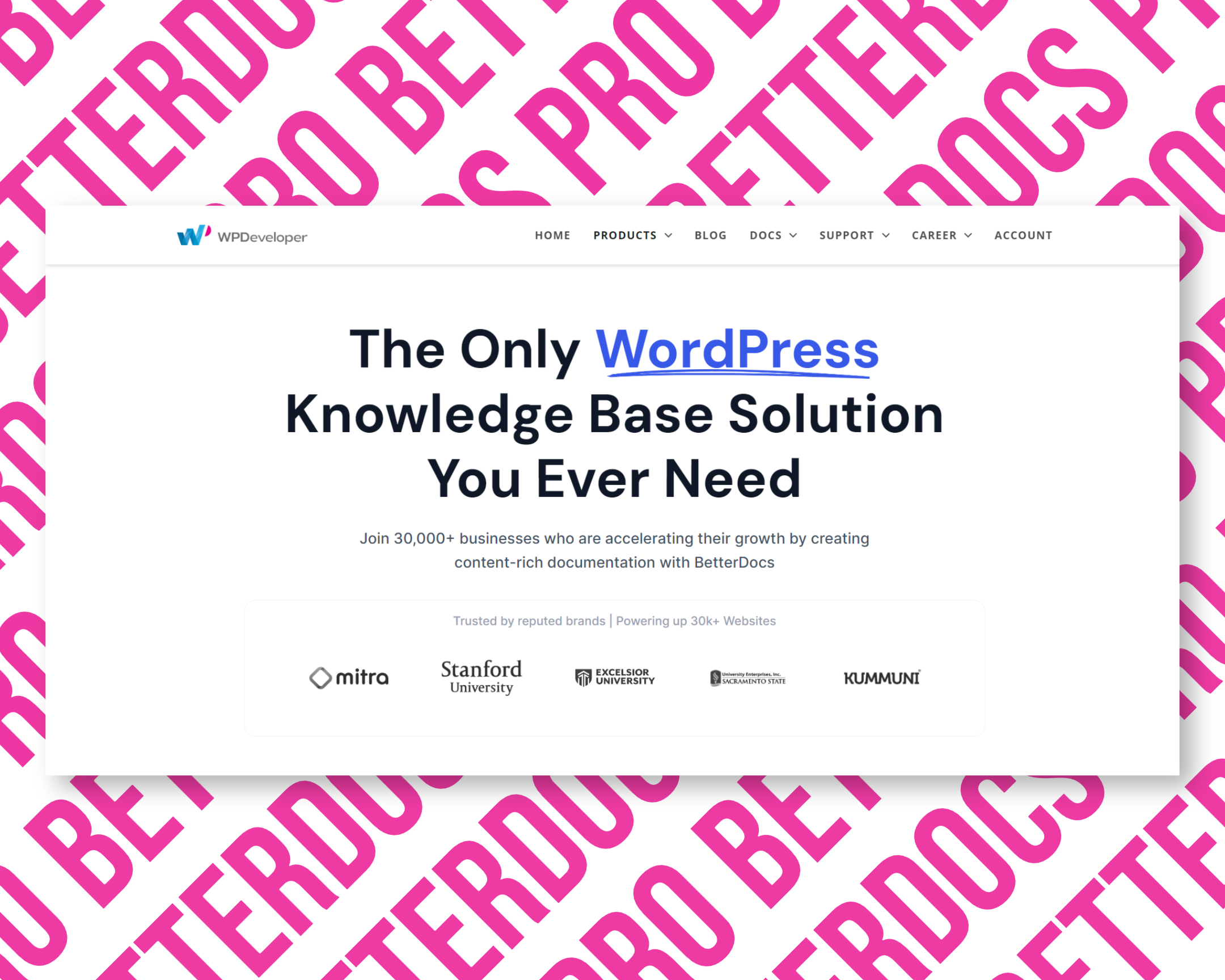 wpdeveloper agency bundle lifetime | original license | one time payment | lifetime updates BetterDocs Pro - Advanced Documentation & Help Center Suite - Lifetime License Activation - Image 1