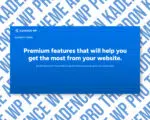 Kadence WP Theme Pro Addon - Premium Theme Options - Lifetime License Activation