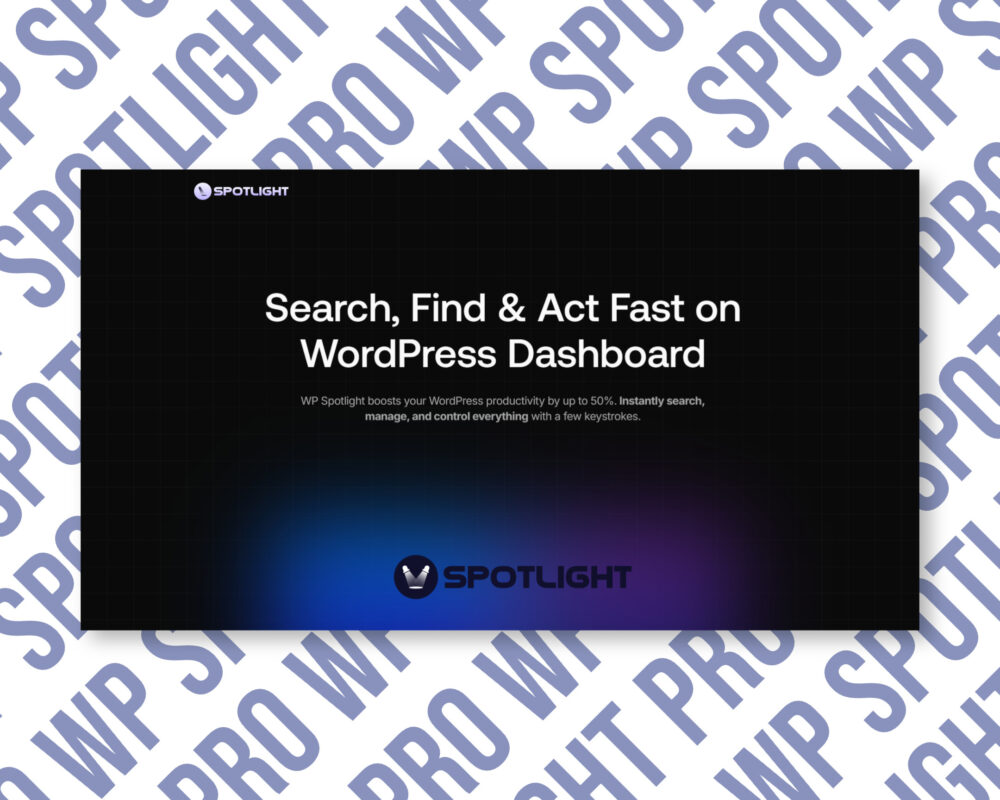 Boost WordPress efficiency with WP Spotlight tool.