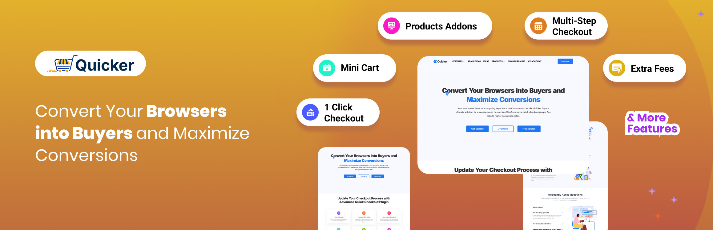 Boost conversions with Quicker eCommerce solutions.