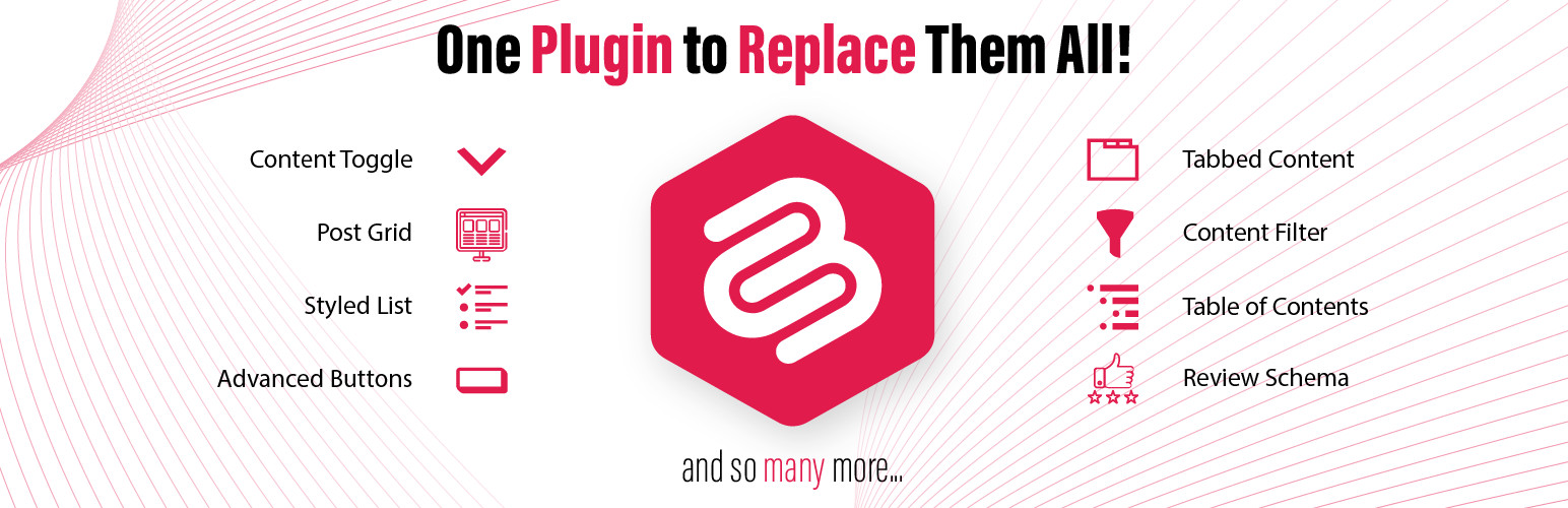 Efficient all-in-one plugin for content management.