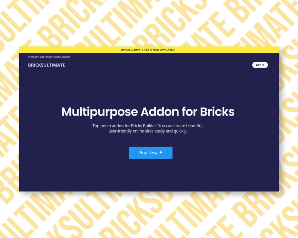 Multipurpose Addon for Bricks Builder promotion