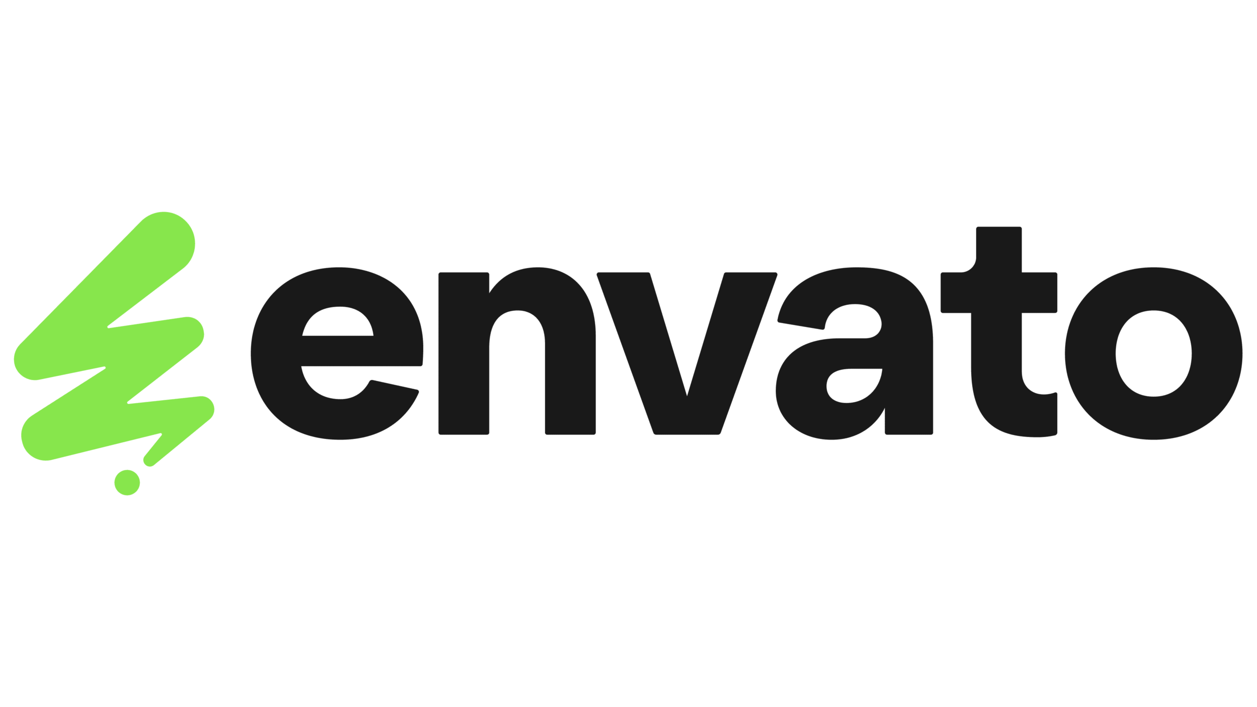 Envato logo with green abstract design