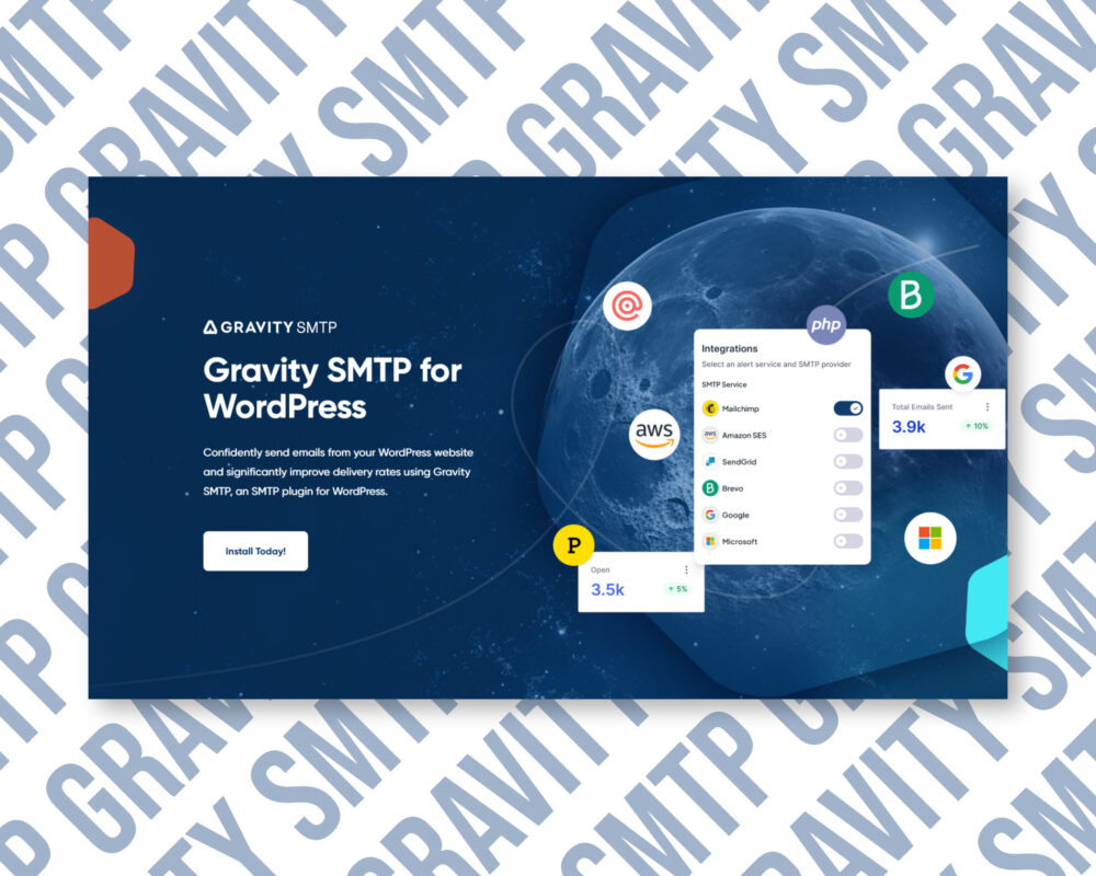 Gravity SMTP WordPress plugin illustration