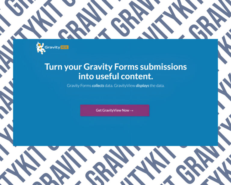 GravityKit turns Gravity Forms into useful content.