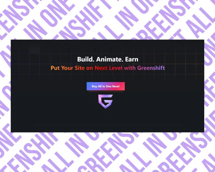 Promotional banner for Greenshift website enhancement tool