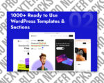 1000+ WordPress templates and sections preview.