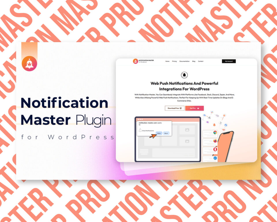 WordPress Notification Master Plugin overview screen