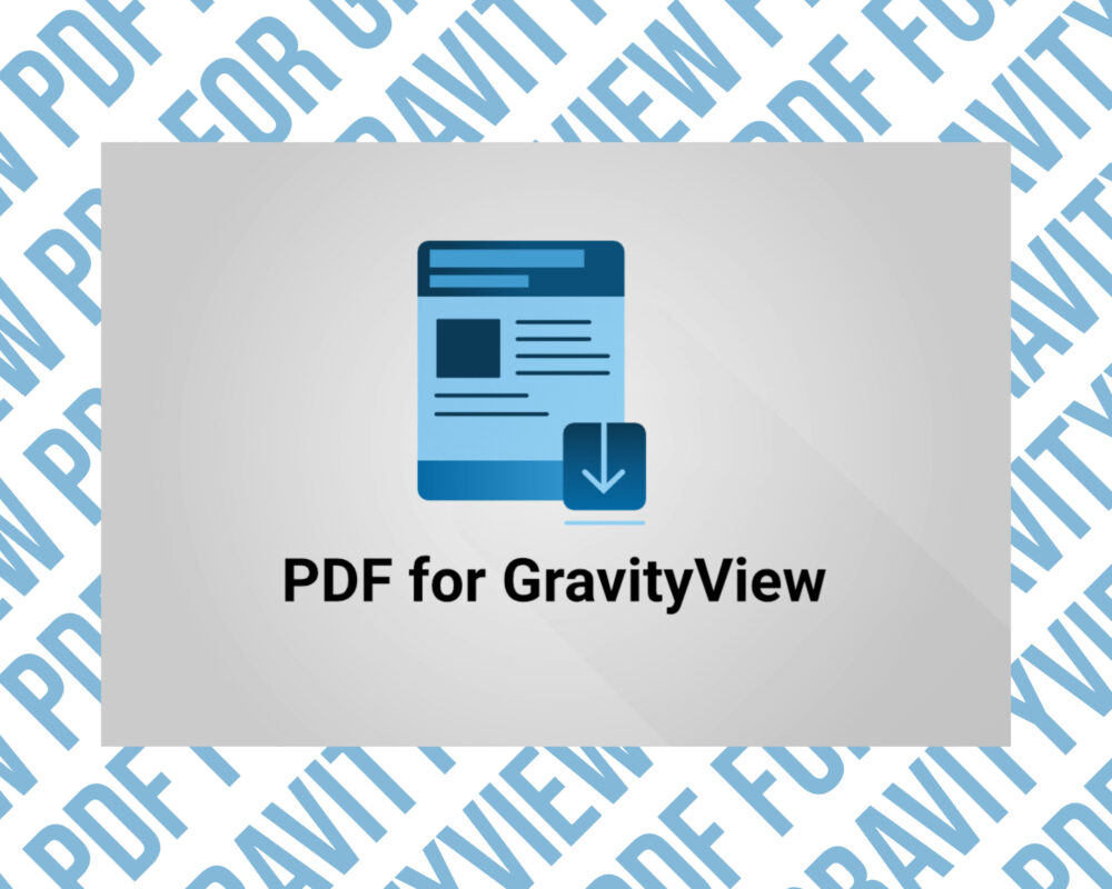 PDF plugin logo for GravityView