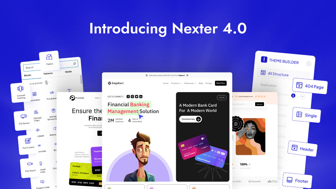 Introducing Nexter 4.0 website theme builder features