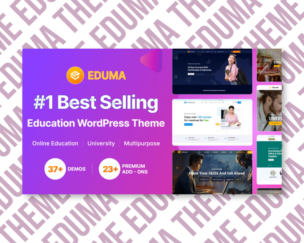 Eduma: Top Education WordPress Theme, online courses tools.
