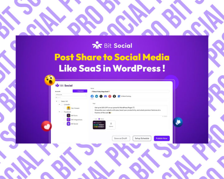 Bit Social plugin for WordPress social media sharing