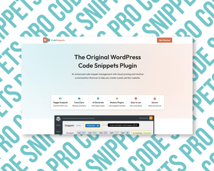 WordPress Code Snippets Plugin homepage display