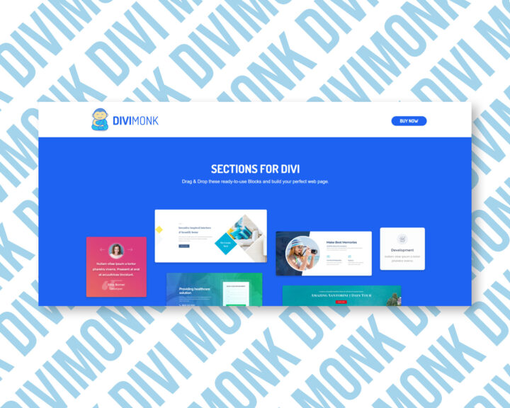 DiviMonk: Drag-and-drop page sections for Divi theme.