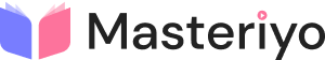 Masteriyo logo with open book design